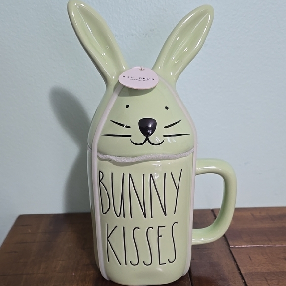 Rae Dunn Other - Rae Dunn Mint Bunny Kisses Mug
